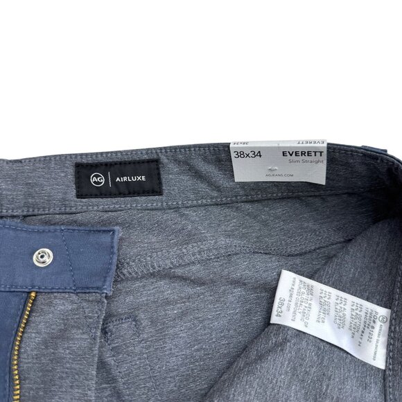 NEW AG Airluxe Everett Slim Straight Pants Men's Blue/Gray, Size 38 x34 - Picture 6 of 11
